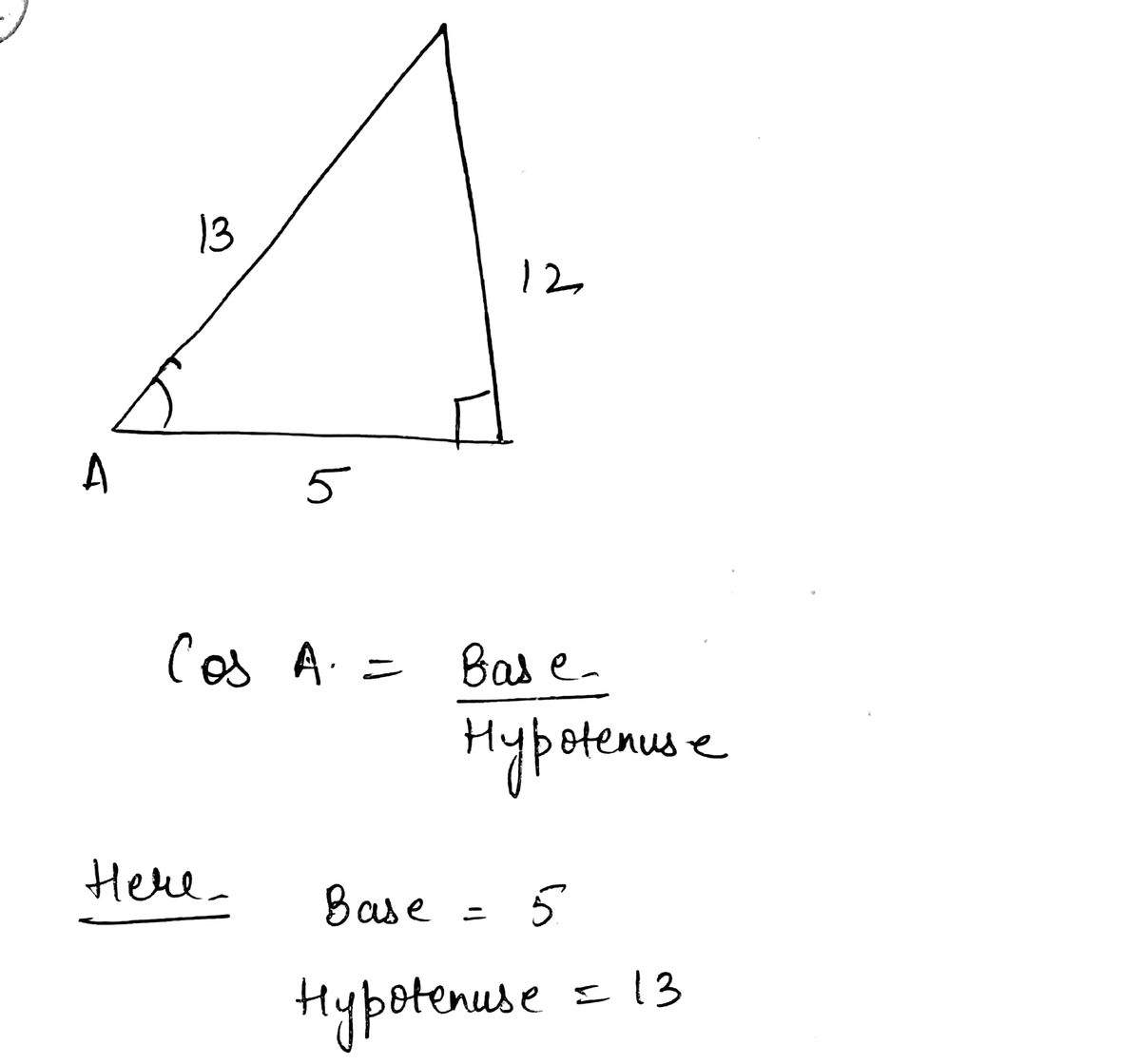 Trigonometry homework question answer, step 1, image 1